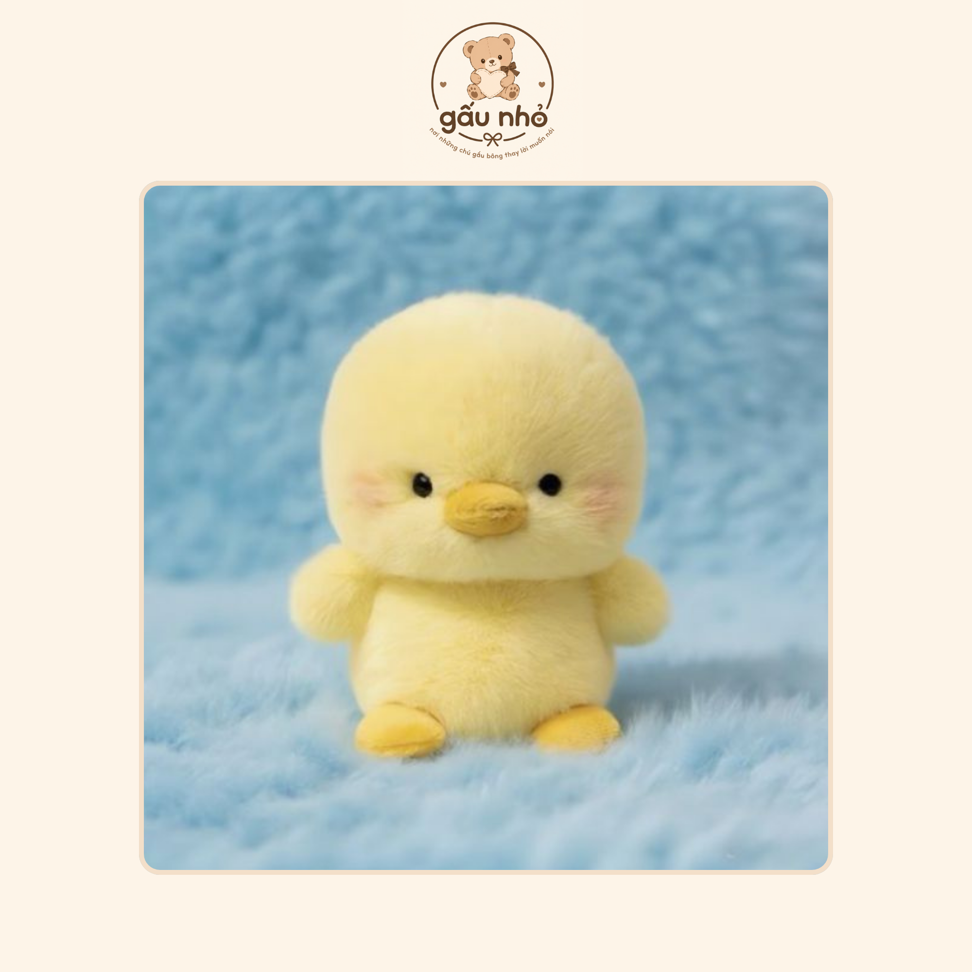 Gấu bông vịt vàng